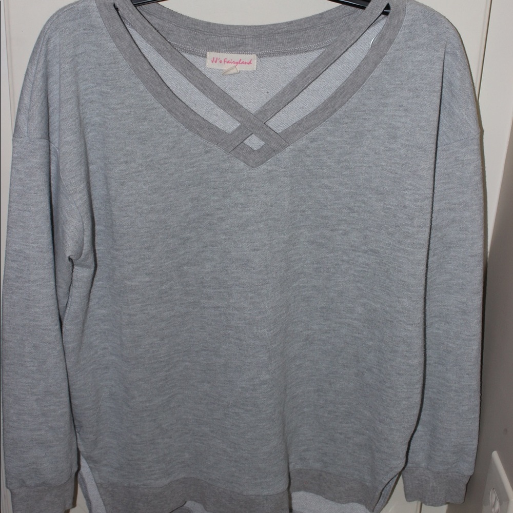 Cross-Front Sweatshirt